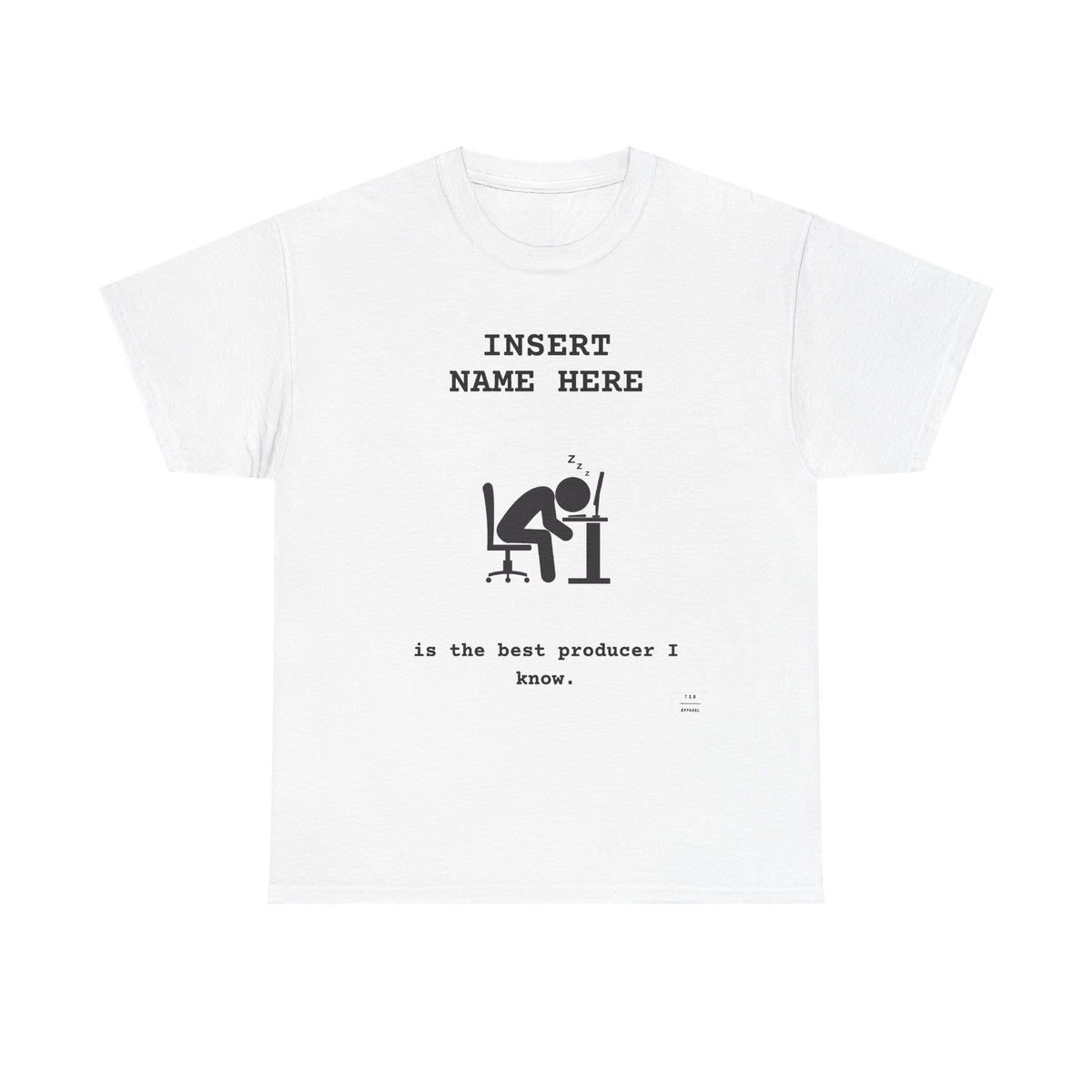 CUSTOMIZABLE tee for the Producer in your life!