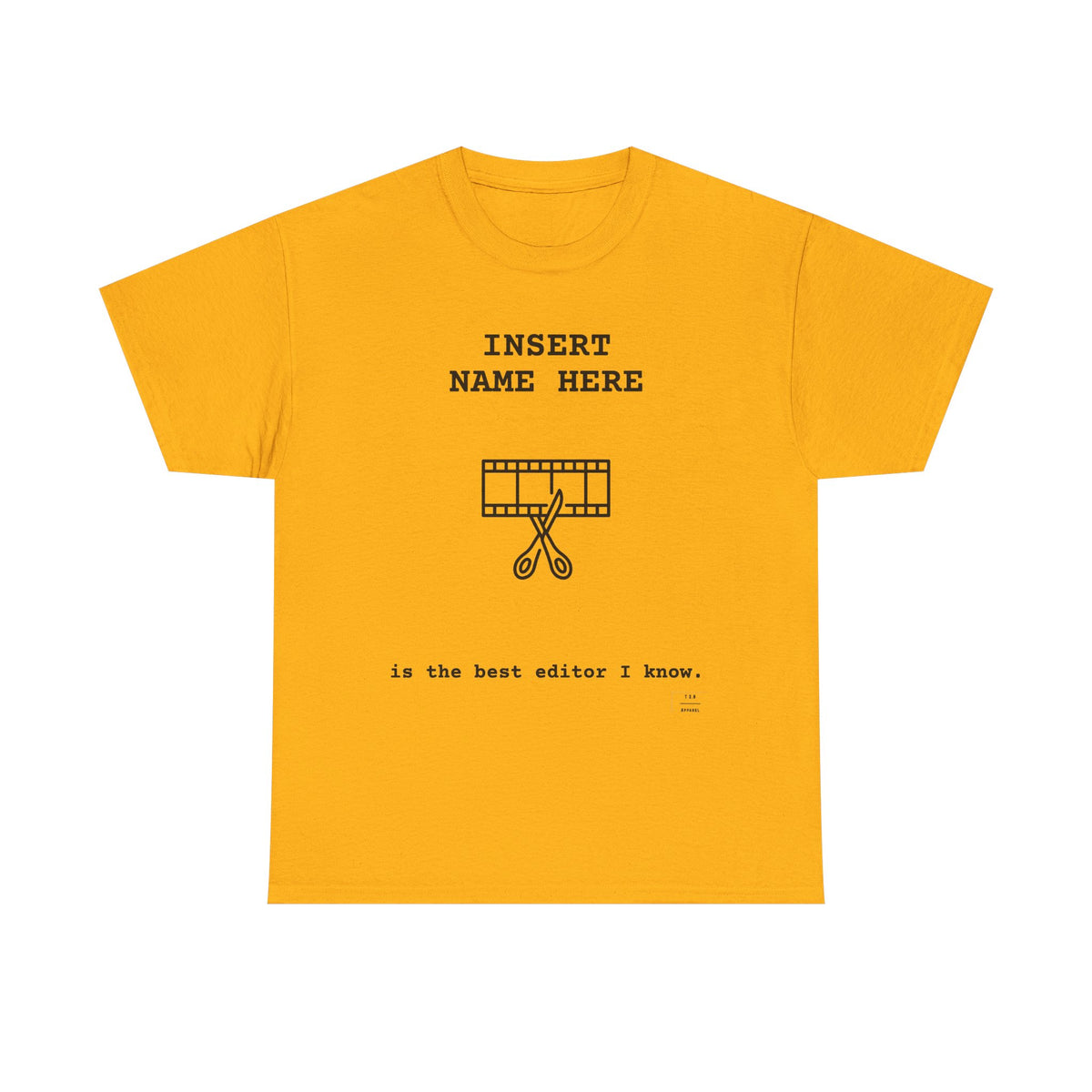CUSTOMIZABLE tee for the Editor in your life!
