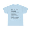 Hold for Sound Tee