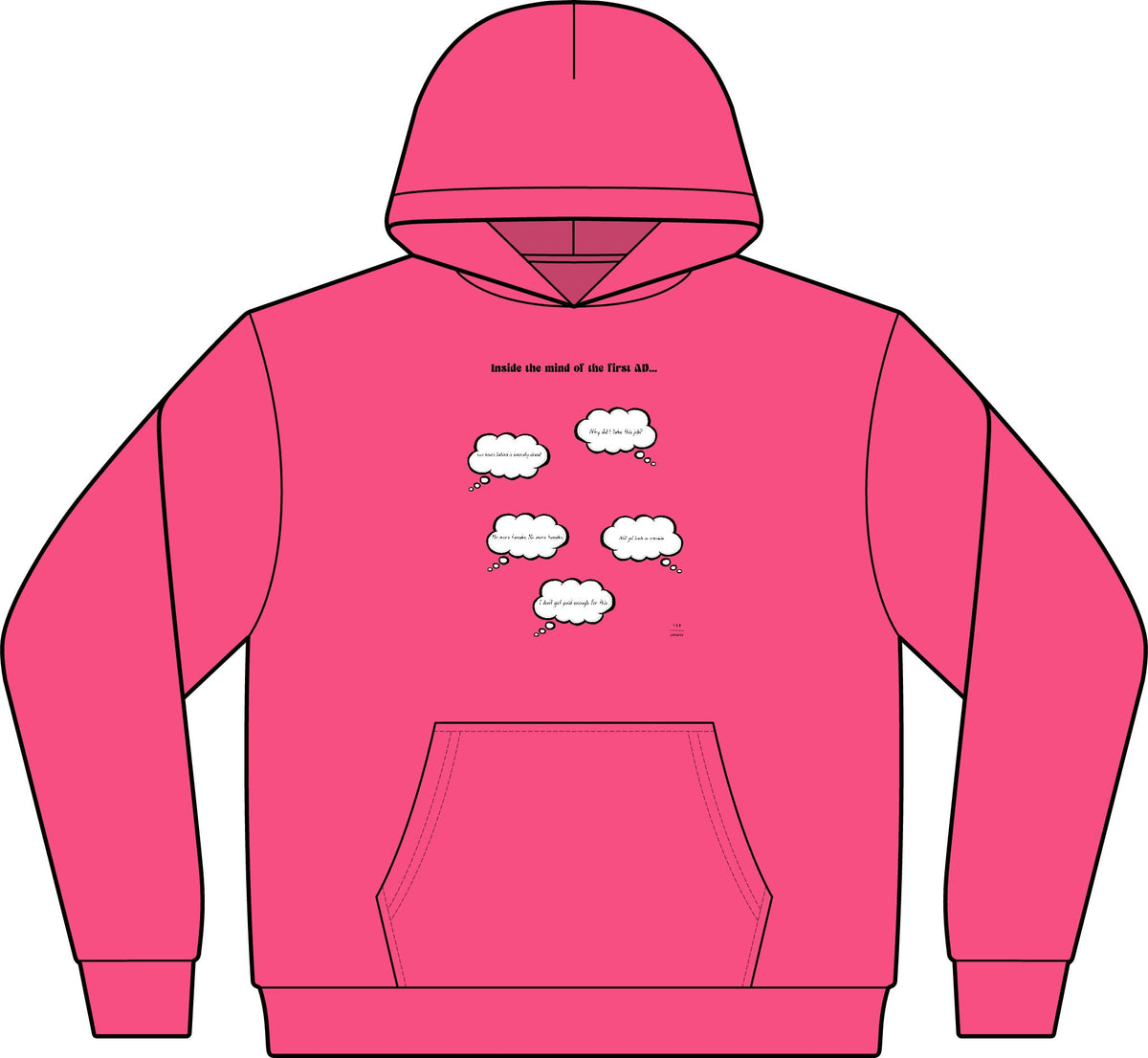 Inside the mind of the 1st AD HOODIE!