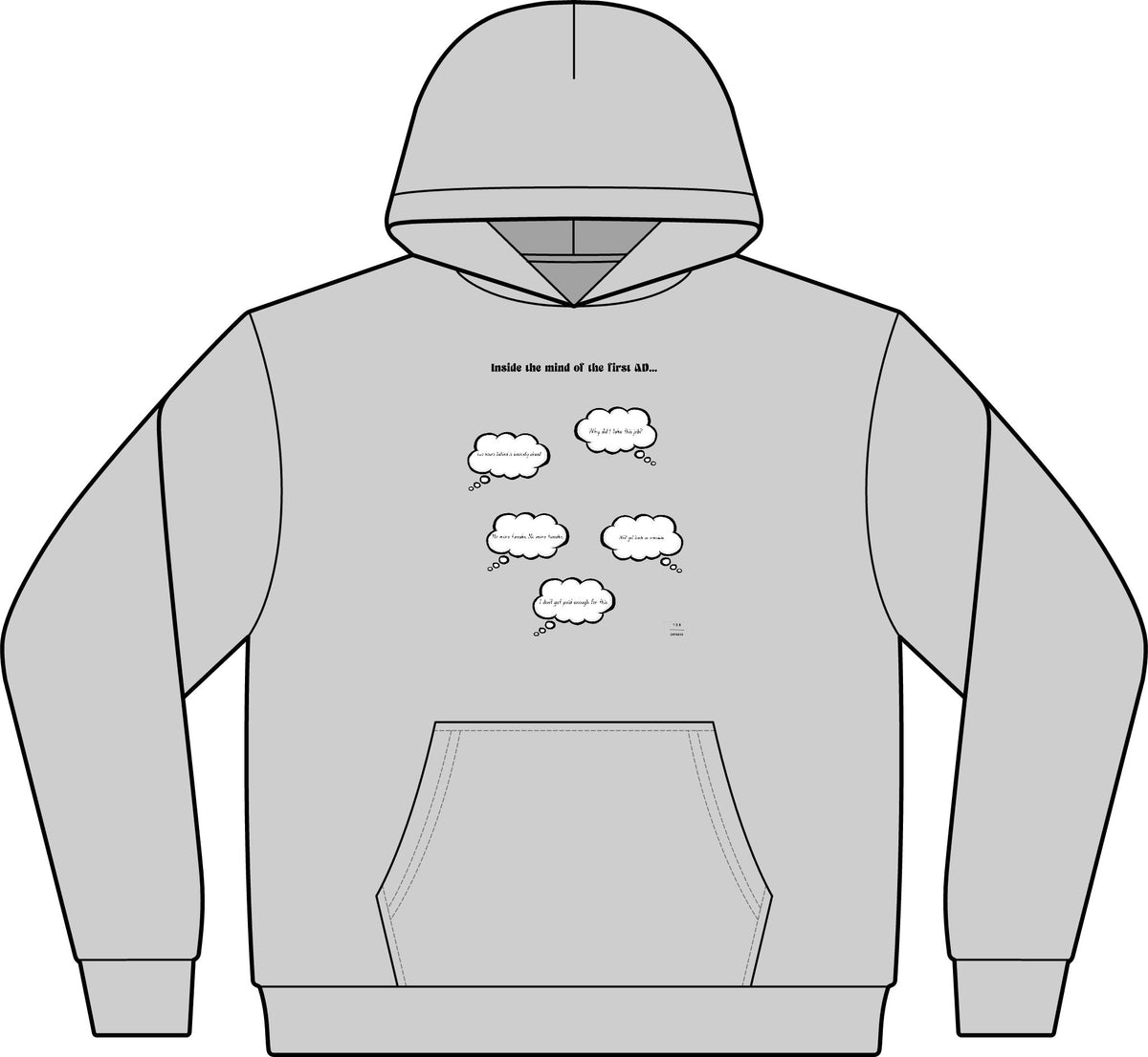 Inside the mind of the 1st AD HOODIE!