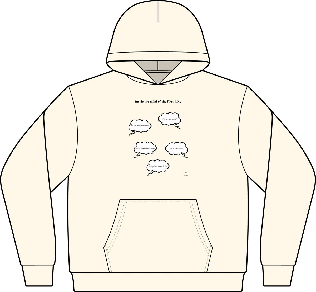 Inside the mind of the 1st AD HOODIE!