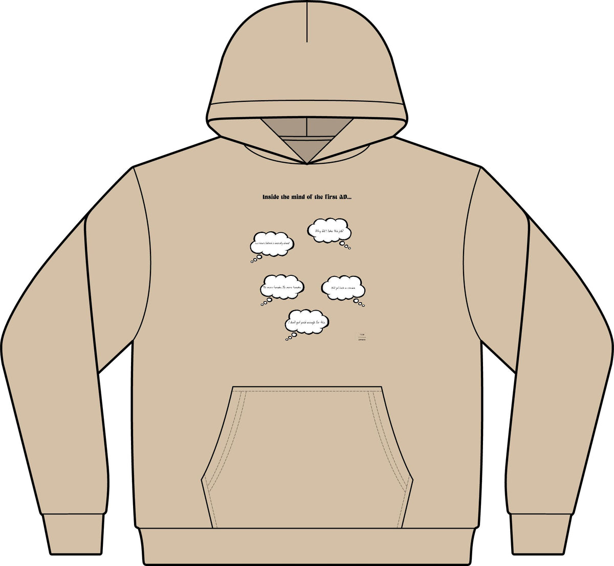 Inside the mind of the 1st AD HOODIE!
