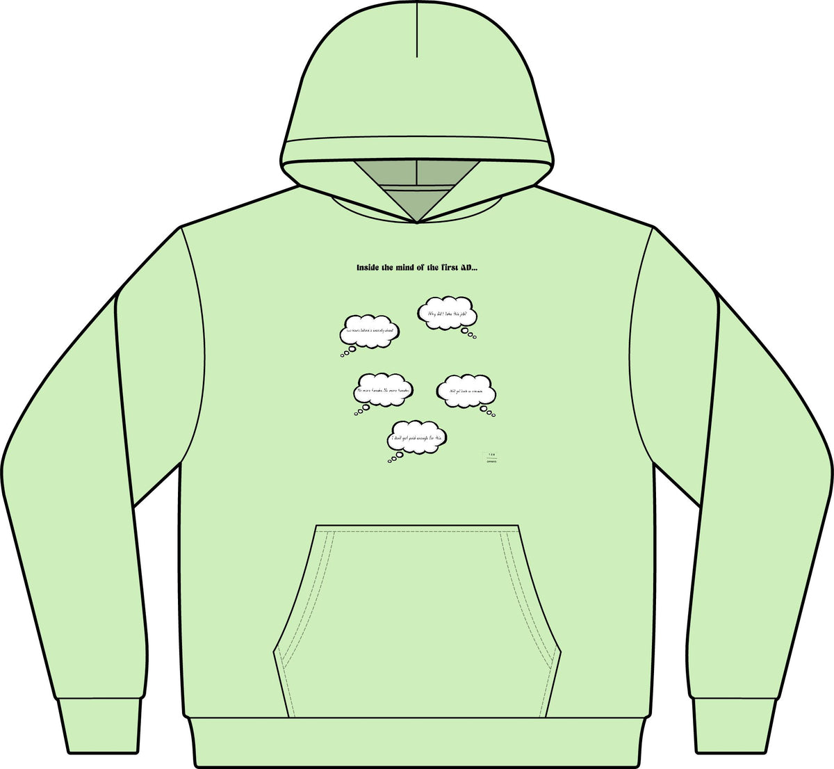 Inside the mind of the 1st AD HOODIE!