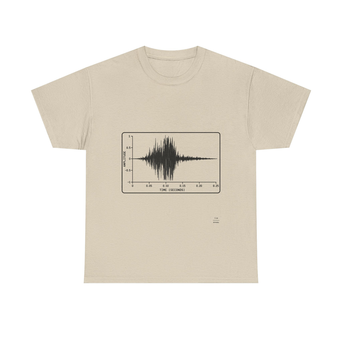 Audio waveform tee!